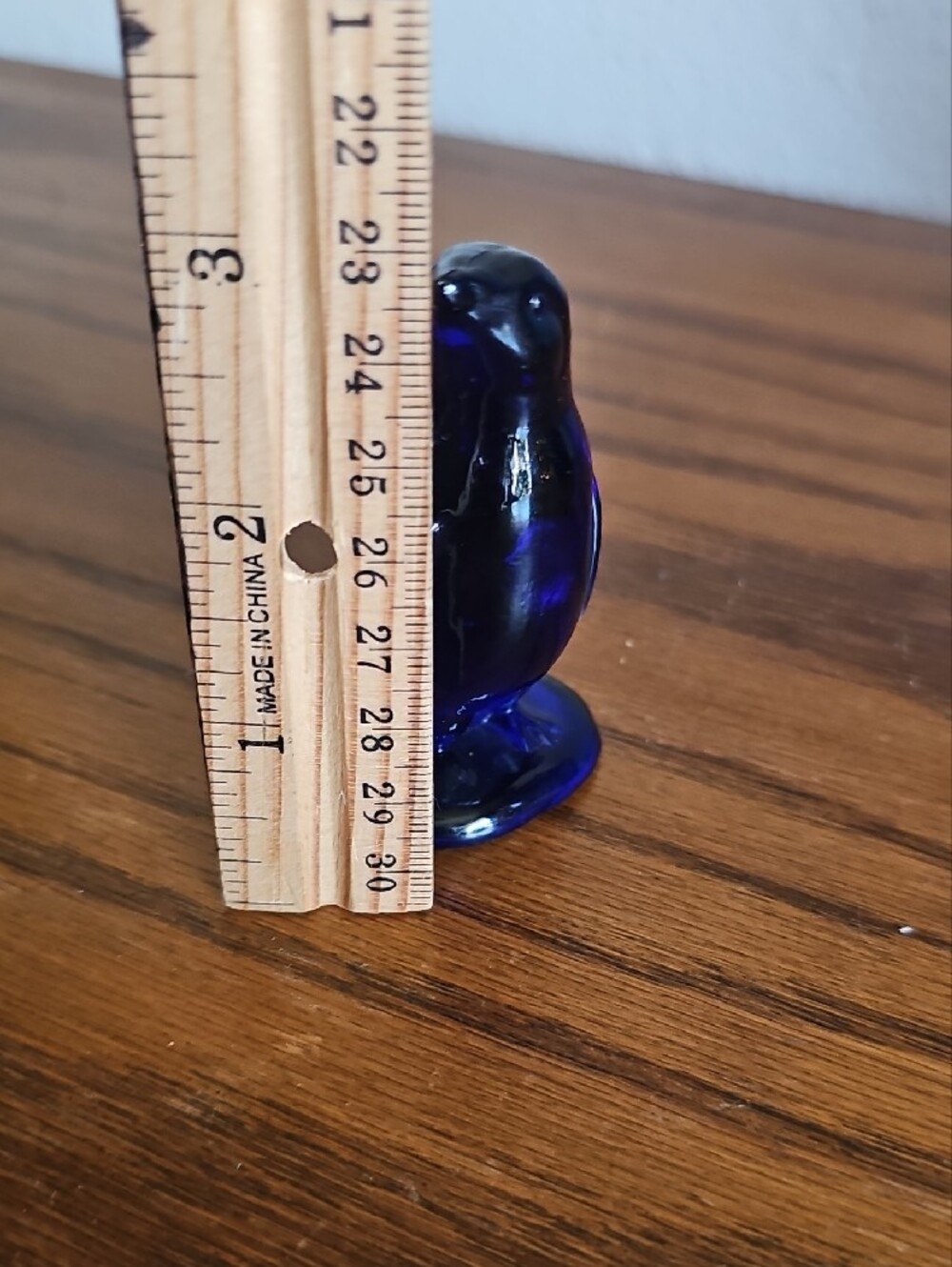Cobalt Blue Glass Penguin Figurine - Picture 5 of 5